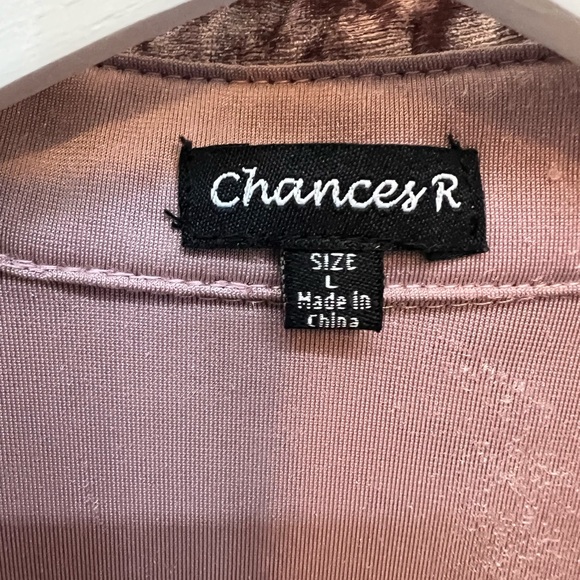 VINTAGE 90s 2000s MAUVE PINK CRUSHED VELVET SOFT GIRL BUTTON DOWN TOP SHIRT L - Picture 2 of 9